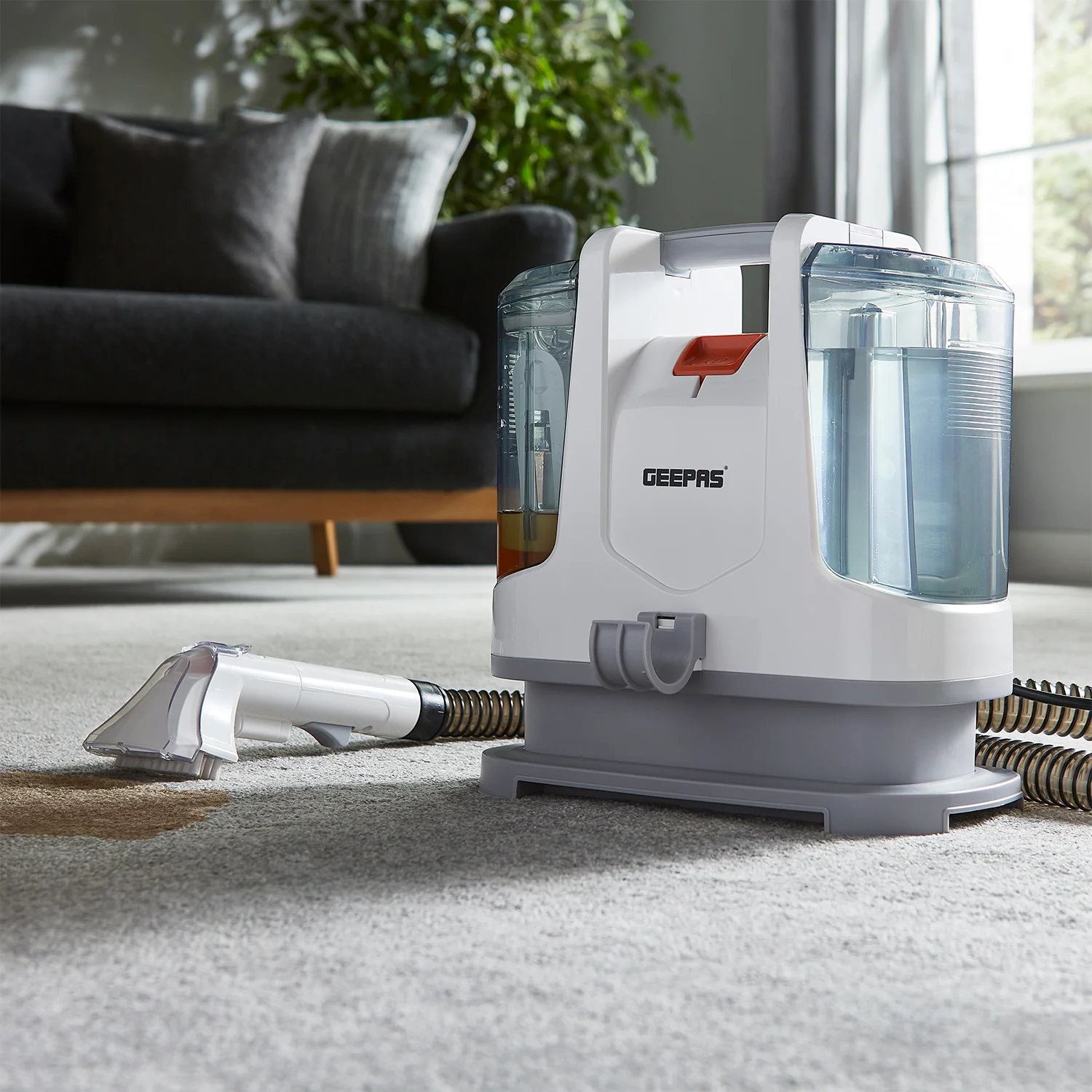 1.1L SpotClean Dual Tank Spot Cleaner & Carpet Washer 400W - Image 2
