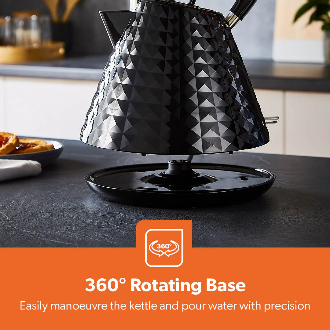 1.5L 'Argyle' Black Pyramid STRIX Rapid Boil Kettle - Image 5