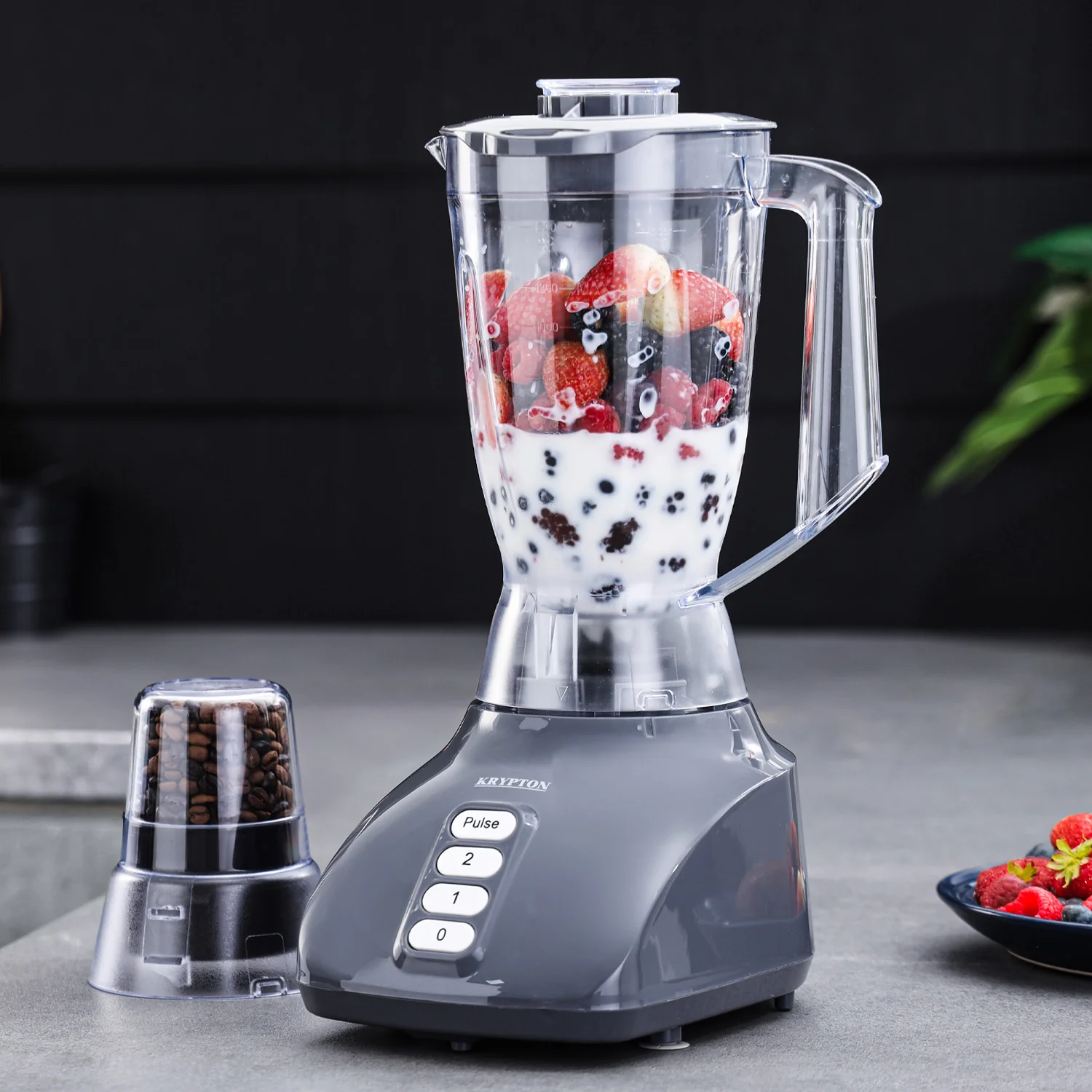 1.6L Food Jug Blender & Smoothie Maker With Spice Grinder 650W - Image 2