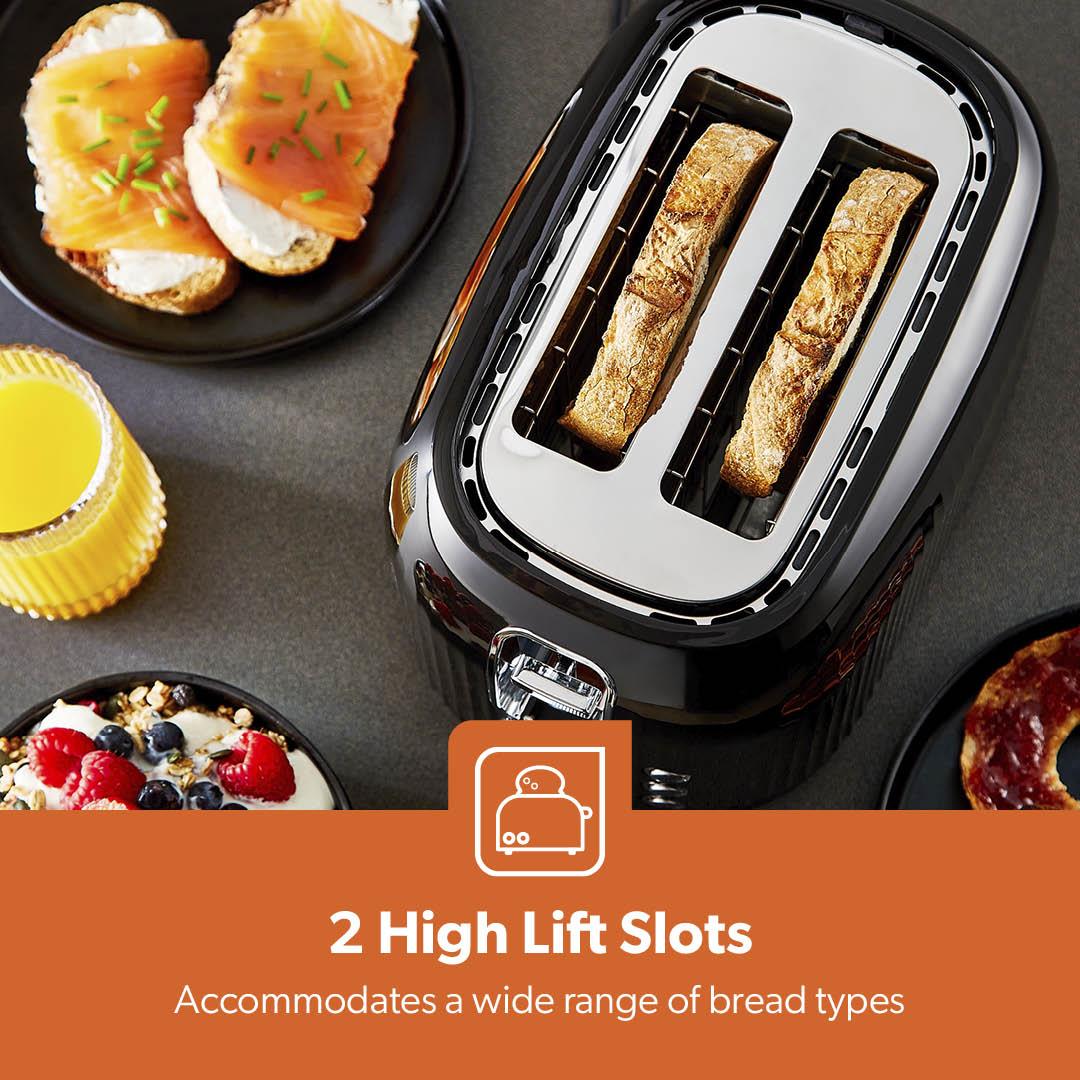 1.7L Digital Electric Kettle & 2 Slice Bread Toaster Combo Set - Image 6