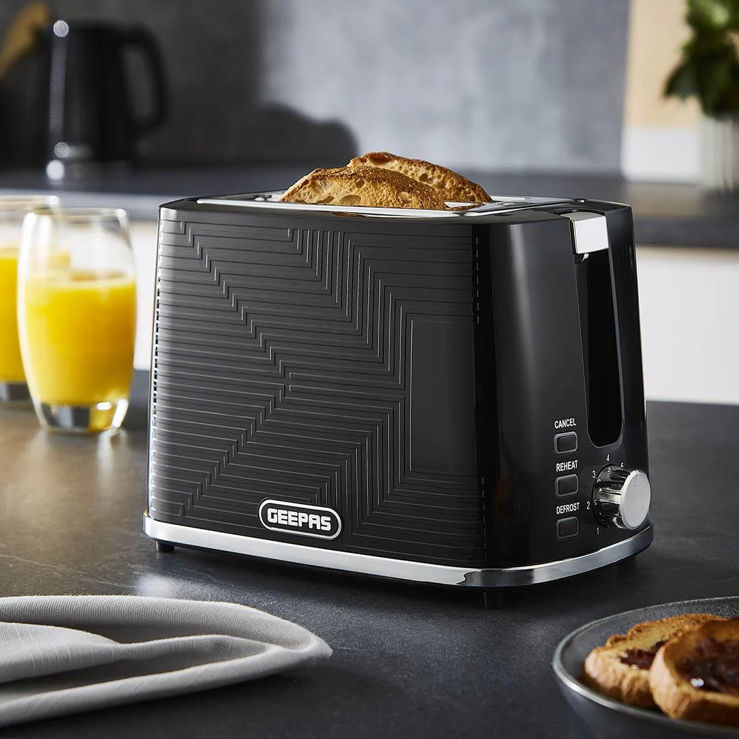 1.7L Illuminating Electric Kettle & 2-Slice Bread Toaster Combo Set - Image 2
