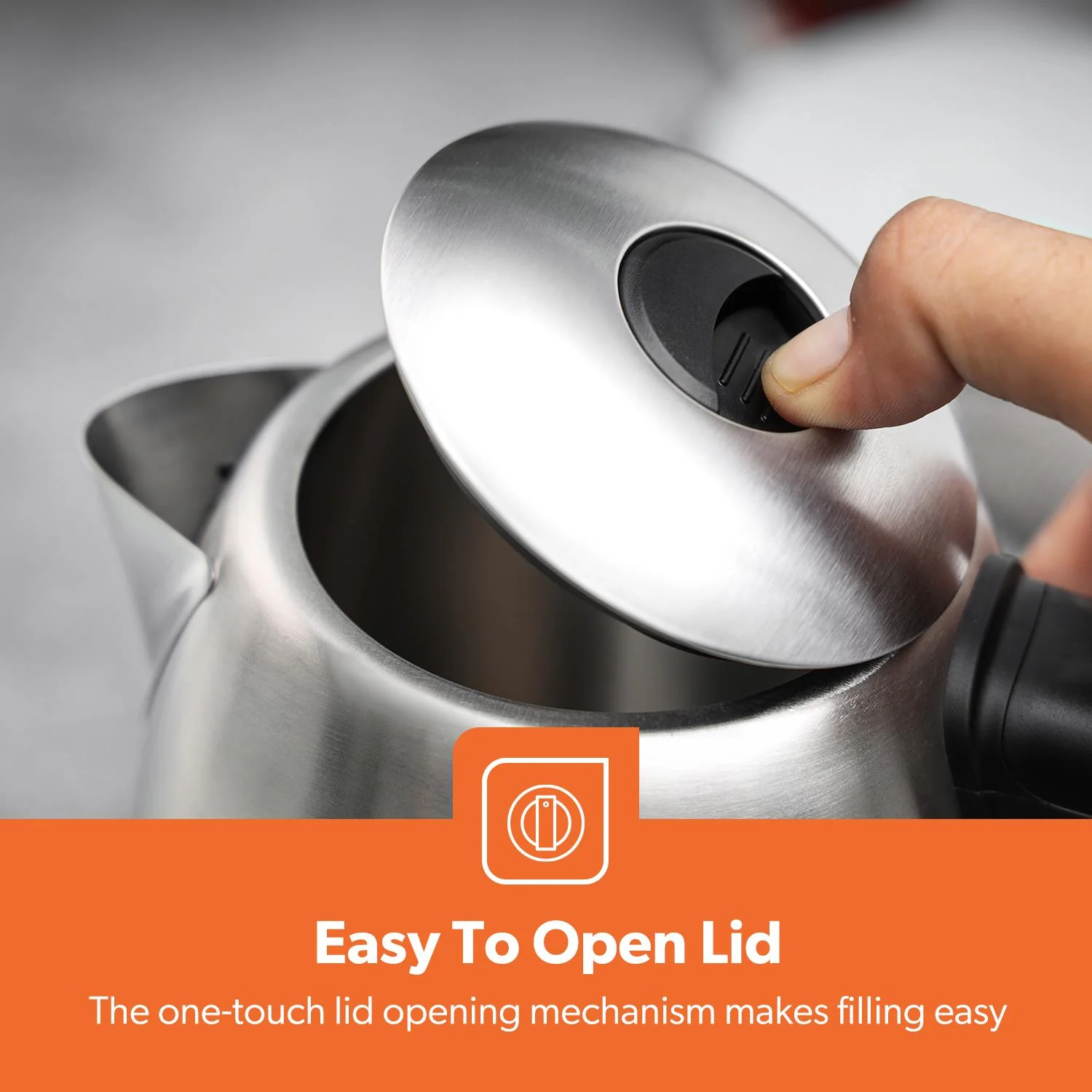 1.7L Illuminating Electric Kettle & 2-Slice Bread Toaster Combo Set - Image 4