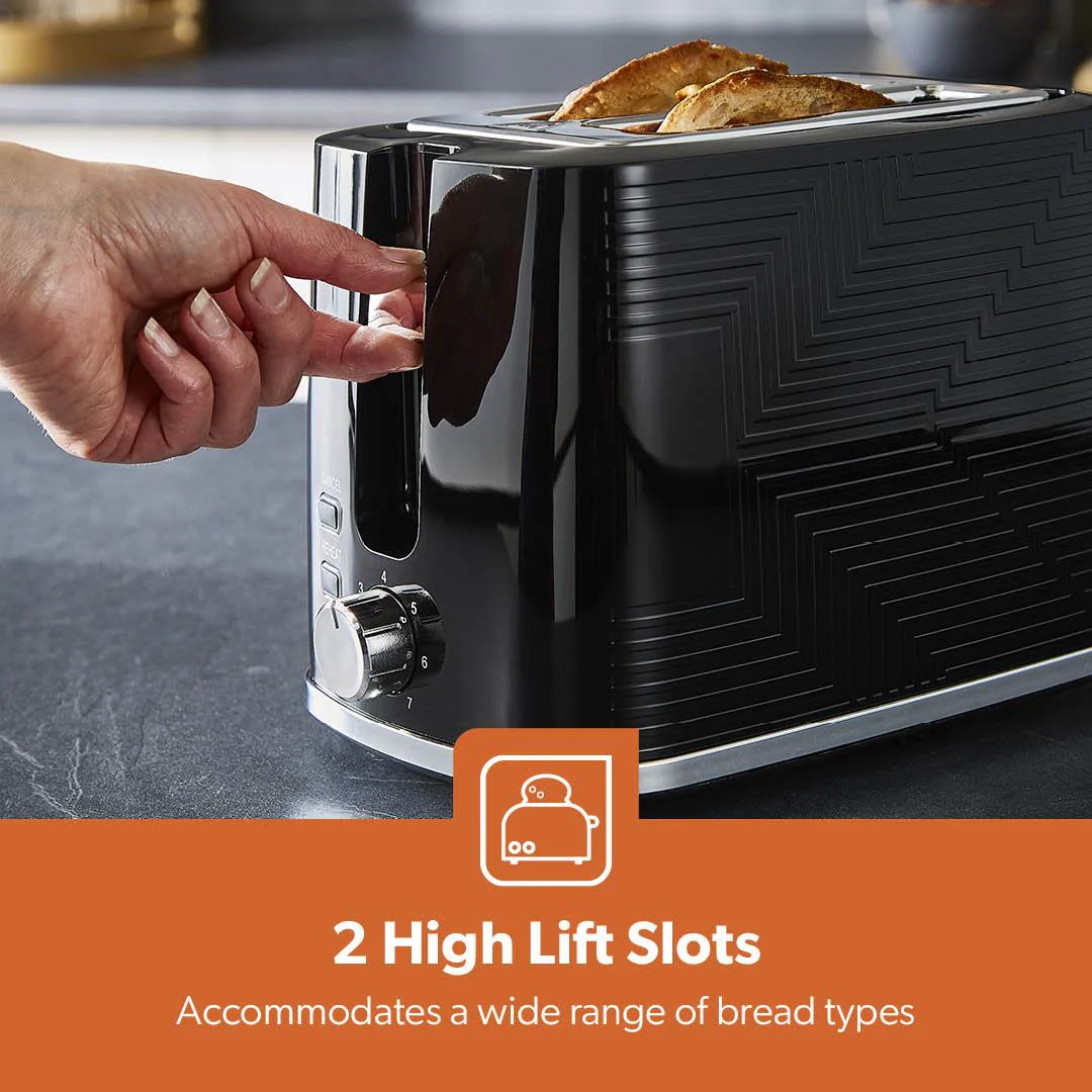 1.7L Illuminating Electric Kettle & 2-Slice Bread Toaster Combo Set - Image 8