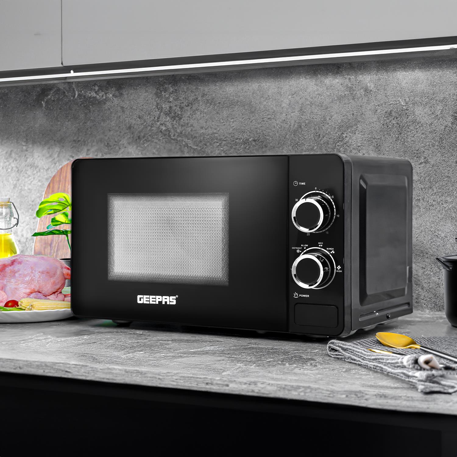 1.7L Illuminating Electric Kettle, 2 Slice Toaster & Microwave Set - Image 4