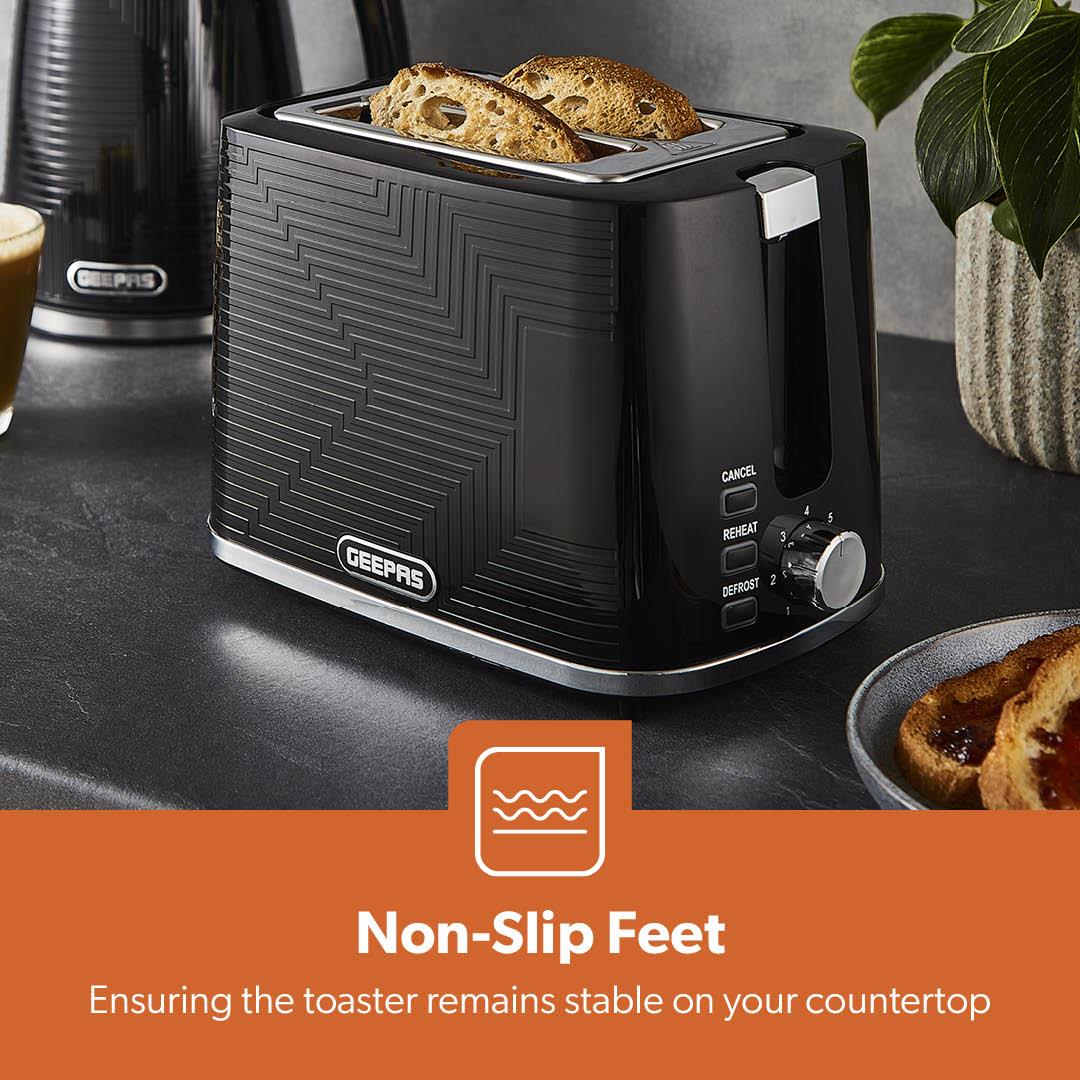 Opus Collection 1.7L Electric Kettle & 2 Slice Bread Toaster Set - Image 4