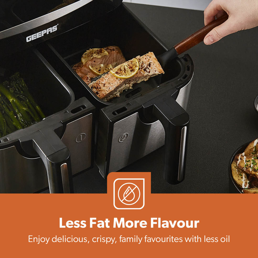 10-In-1 Digital Rapid Vortex Dual Basket Air Fryer 9L - Image 5