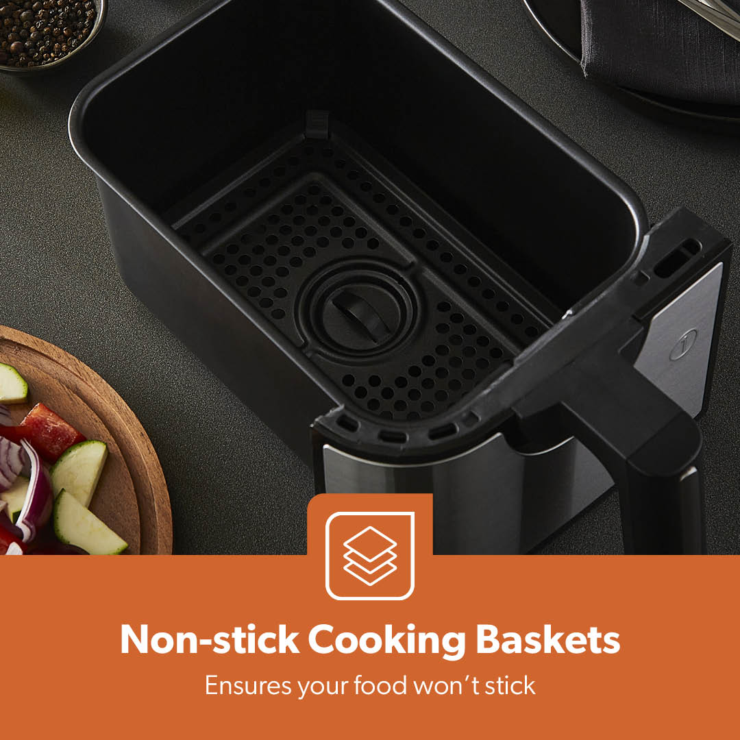 10-In-1 Digital Rapid Vortex Dual Basket Air Fryer 9L - Image 8