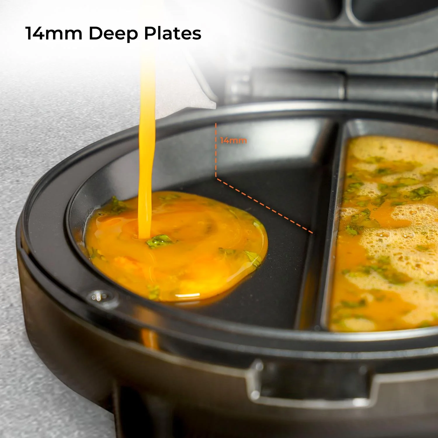 1000W Omelette Maker & 400W Mini Food Processor Kitchen Combo - Image 9