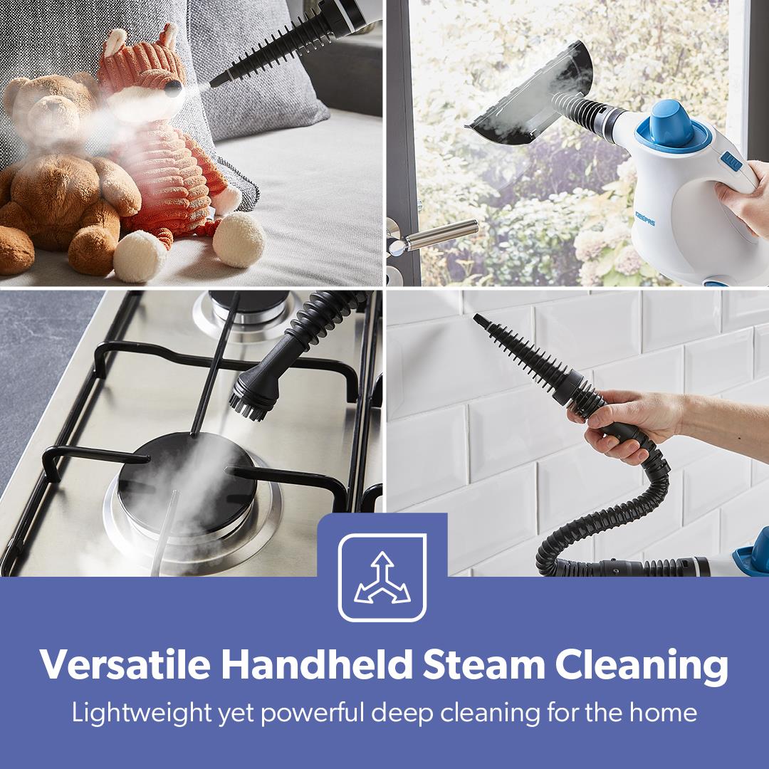 1050W Hand-Held Multipurpose Steam Cleaner Machine - Image 9