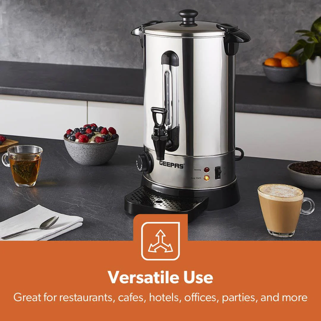 10L Stainless Steel Hot Water Boiler and Catering Urn (1650W) - Image 10