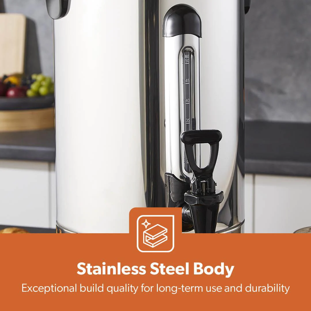 10L Stainless Steel Hot Water Boiler and Catering Urn (1650W) - Image 7