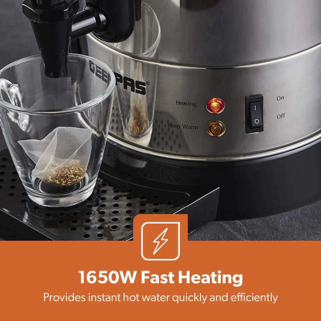 10L Stainless Steel Hot Water Boiler and Catering Urn (1650W) - Image 8