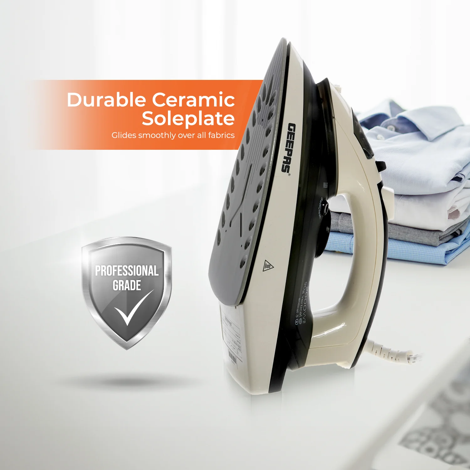 2 in 1 Ceramic Dry & Wet Steam Glide Iron - Image 4