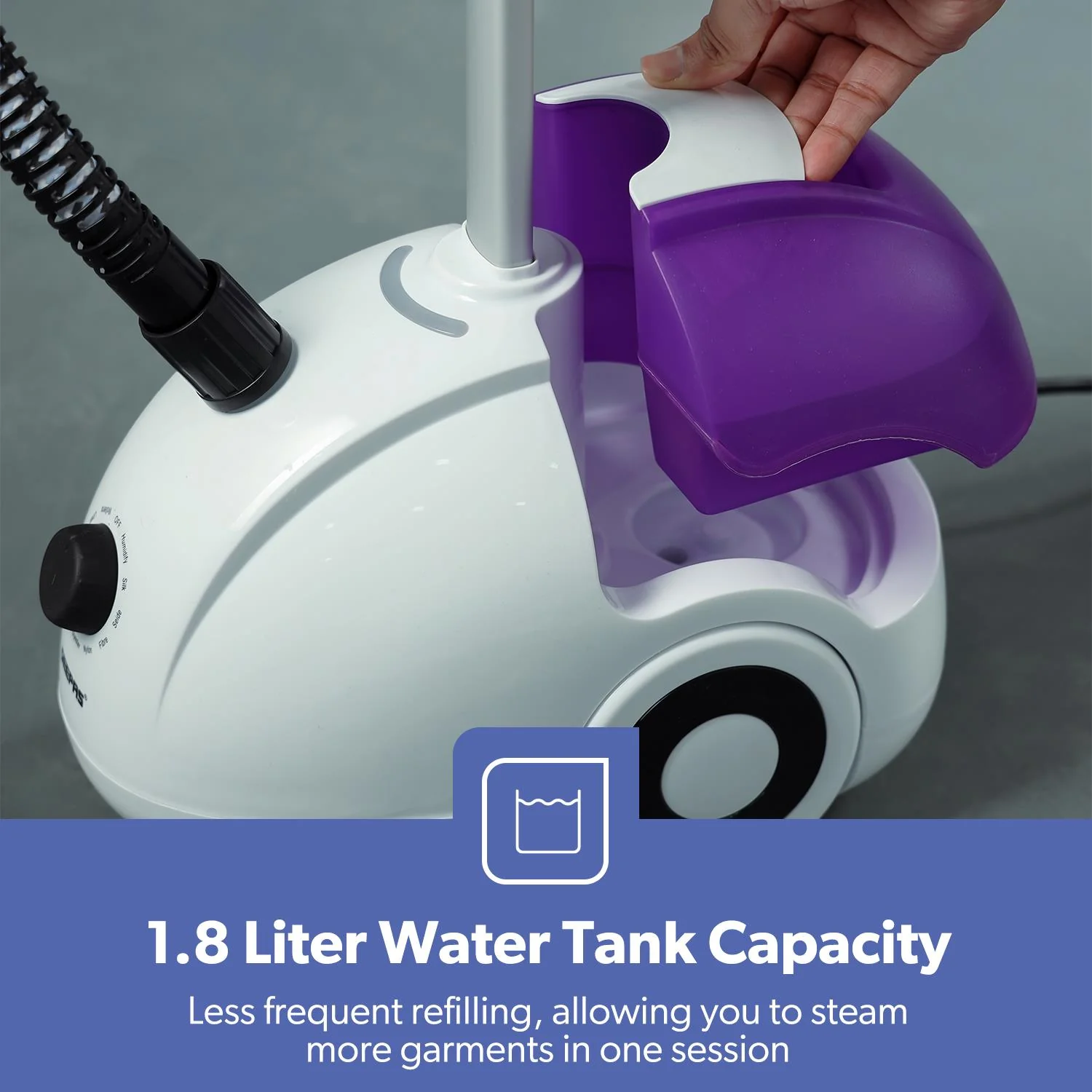 2000W Upright Vertical Garment Steamer With 11 Settings - Image 5
