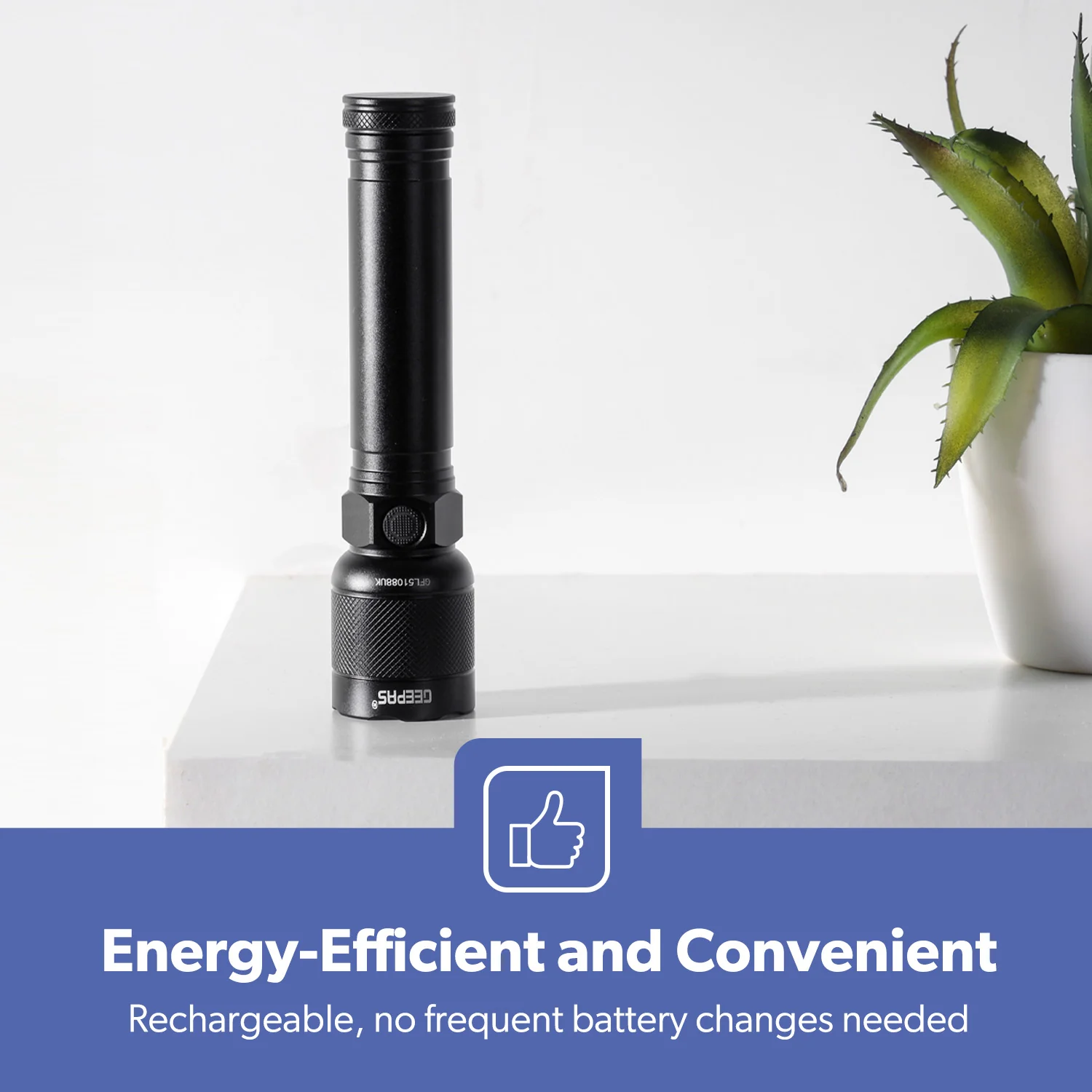 200M High Powered Weatherproof LED Flashlight - Image 4