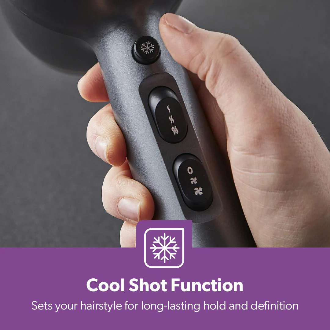 2200W Professional Ionic Hair Dryer 3 Heat & 2 Speed - Image 8