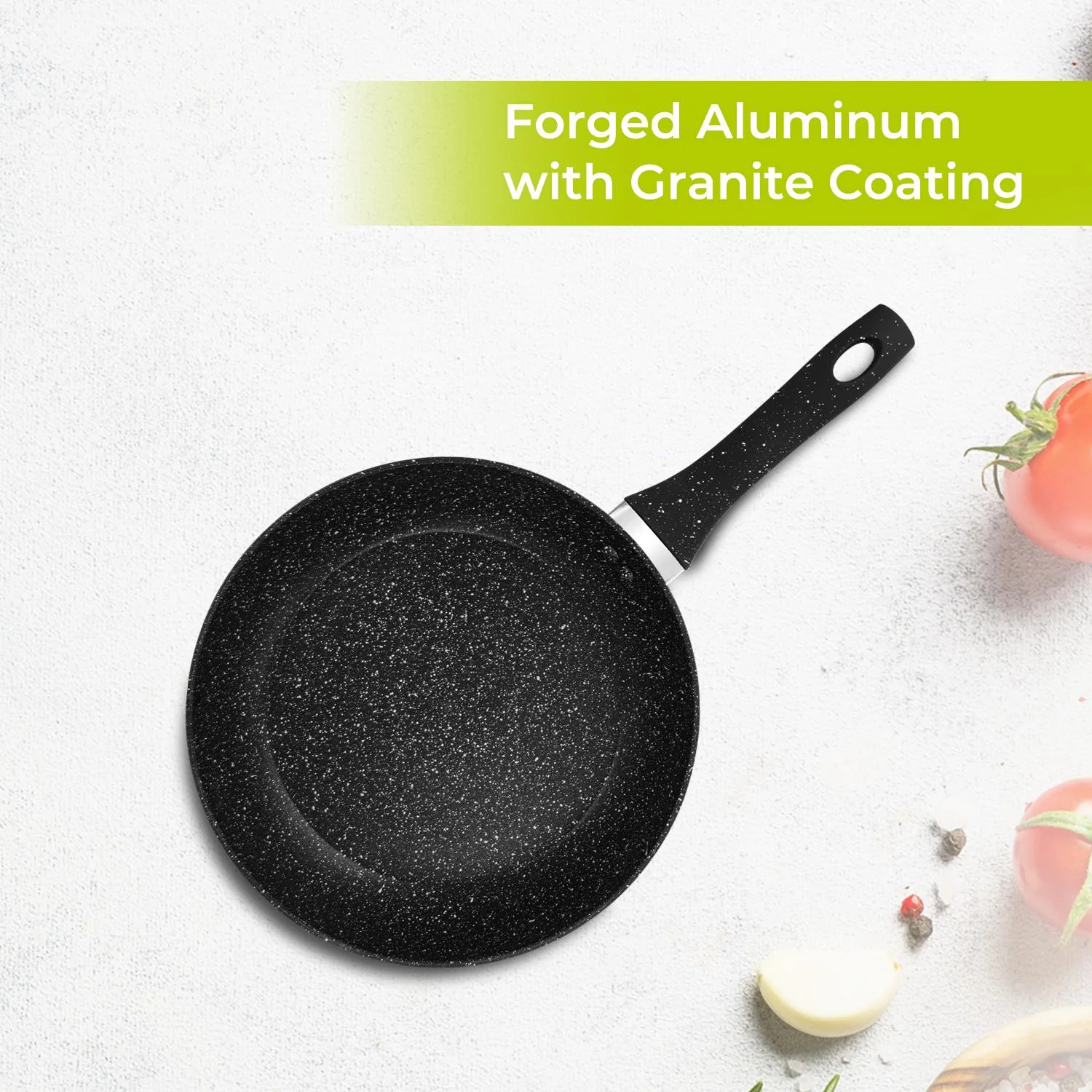 28cm Non-Stick Lightweight Granite Coated Frying Pan - Image 5