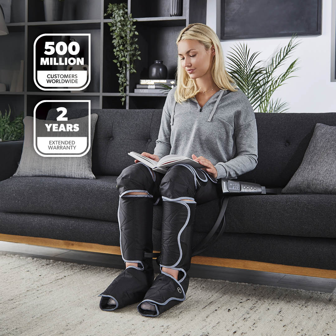 3-In-1 Leg, Foot & Calf Air Compression Massager - Image 2
