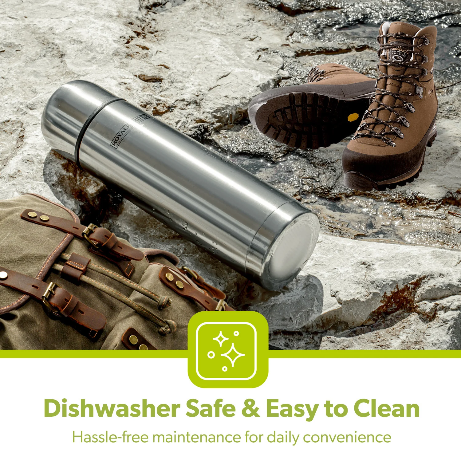 350ml Insulated Stainless Steel Flask Bottle - Image 4