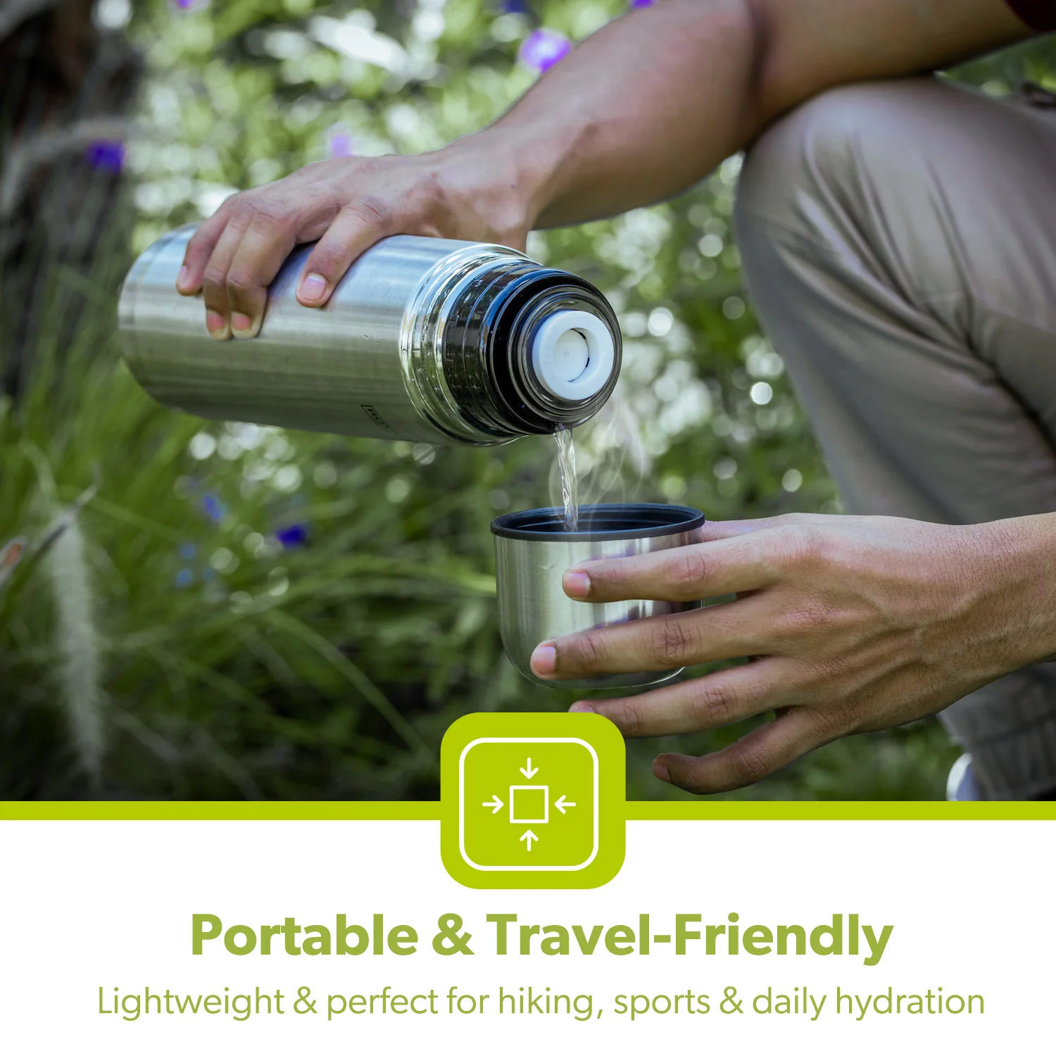 350ml Insulated Stainless Steel Flask Bottle - Image 5