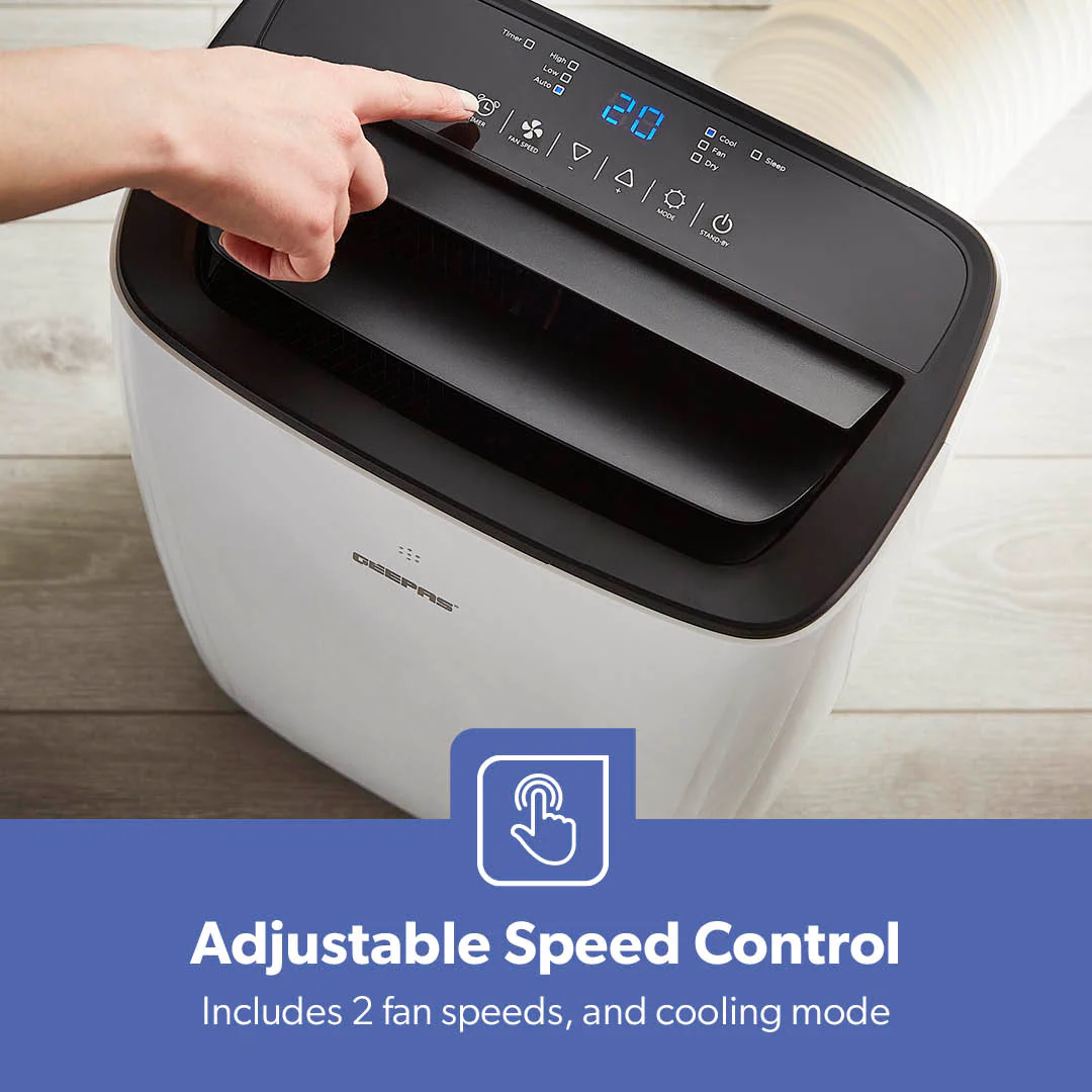 7000 BTU 4-In-1 Portable Air Conditioner With Dehumidifier - Image 3