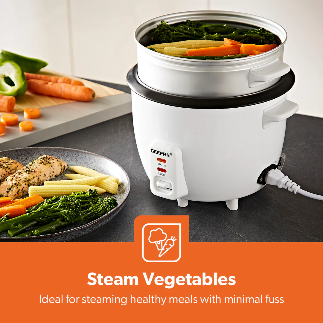 450W Rice Cooker With Steam Tray Keep Warm Function 1L - Image 5