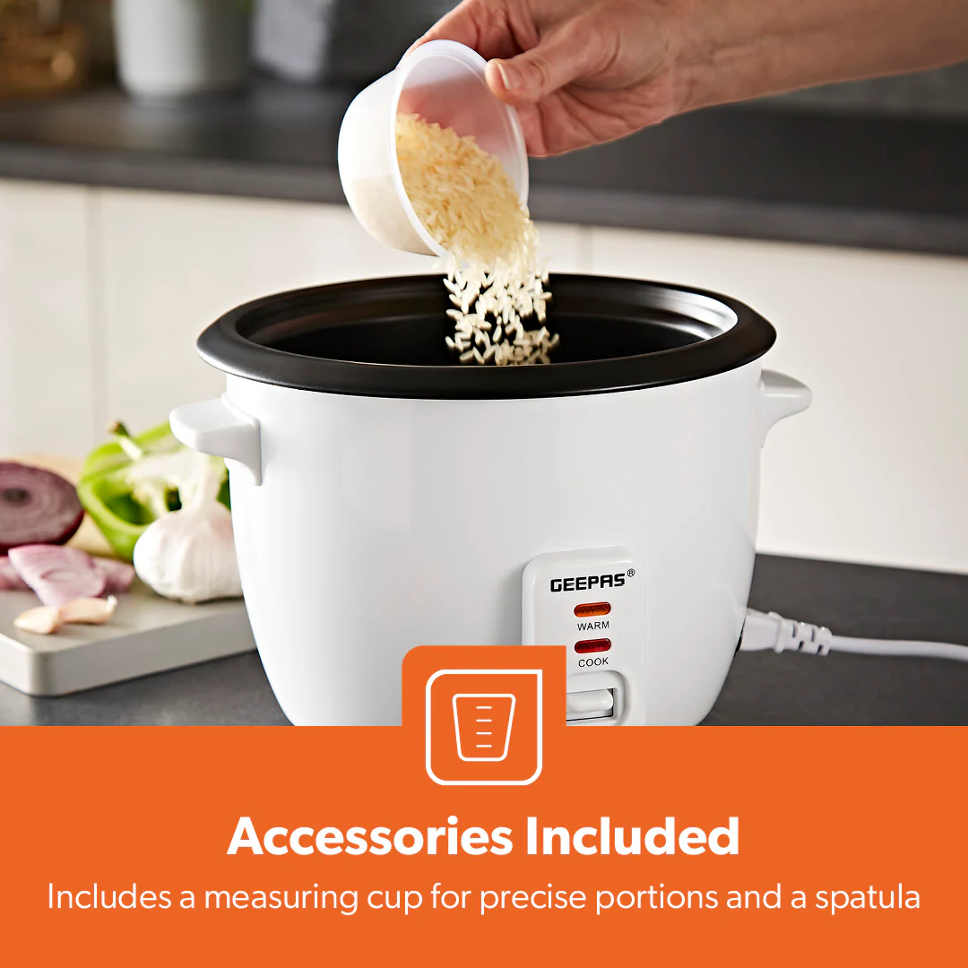 450W Rice Cooker With Steam Tray Keep Warm Function 1L - Image 8