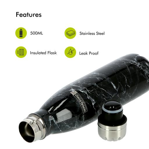 500ml Marble Stainless Steel Insulated Flask - Image 2