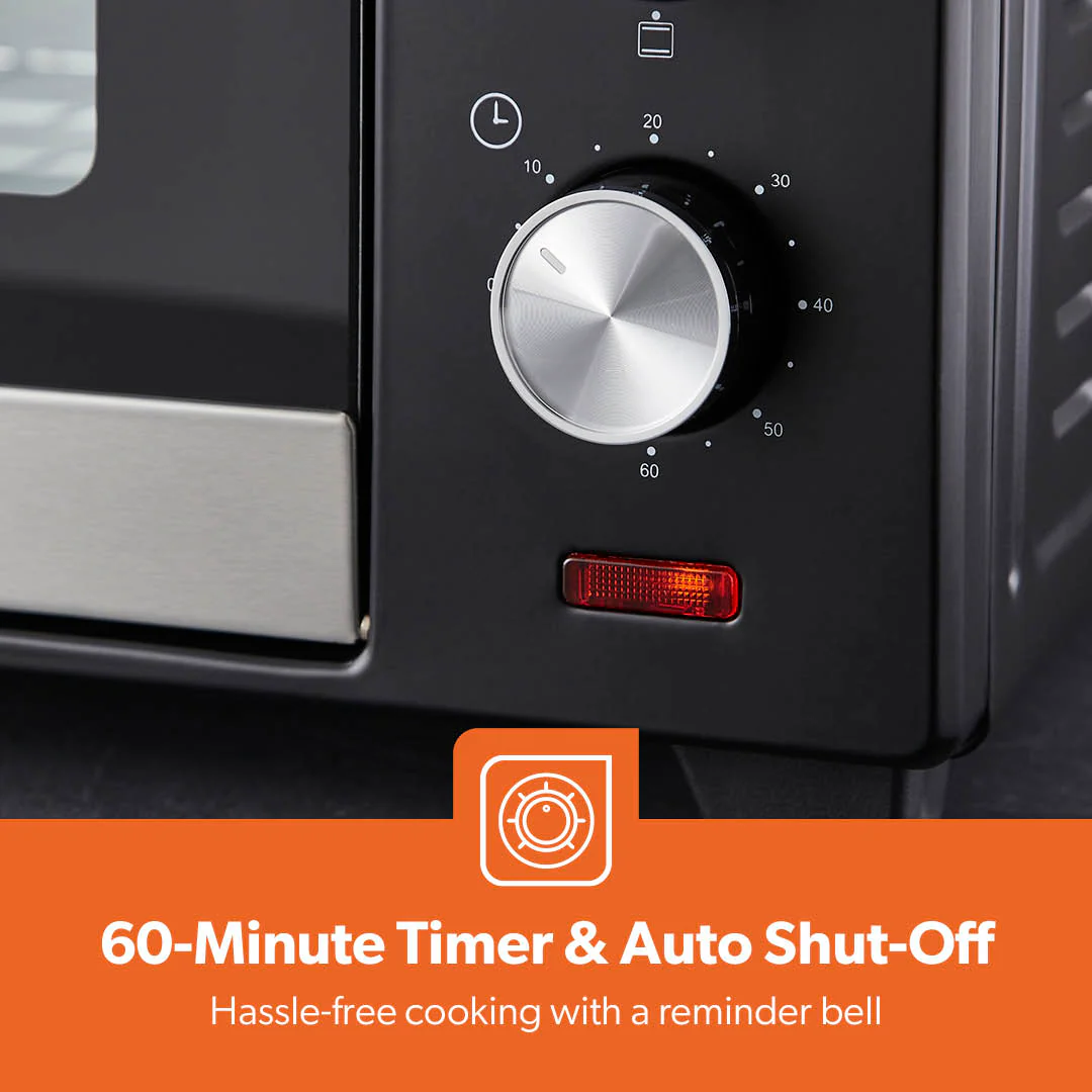 60L Electric Mini Oven Cooker & Grill With Rotisserie - Image 6