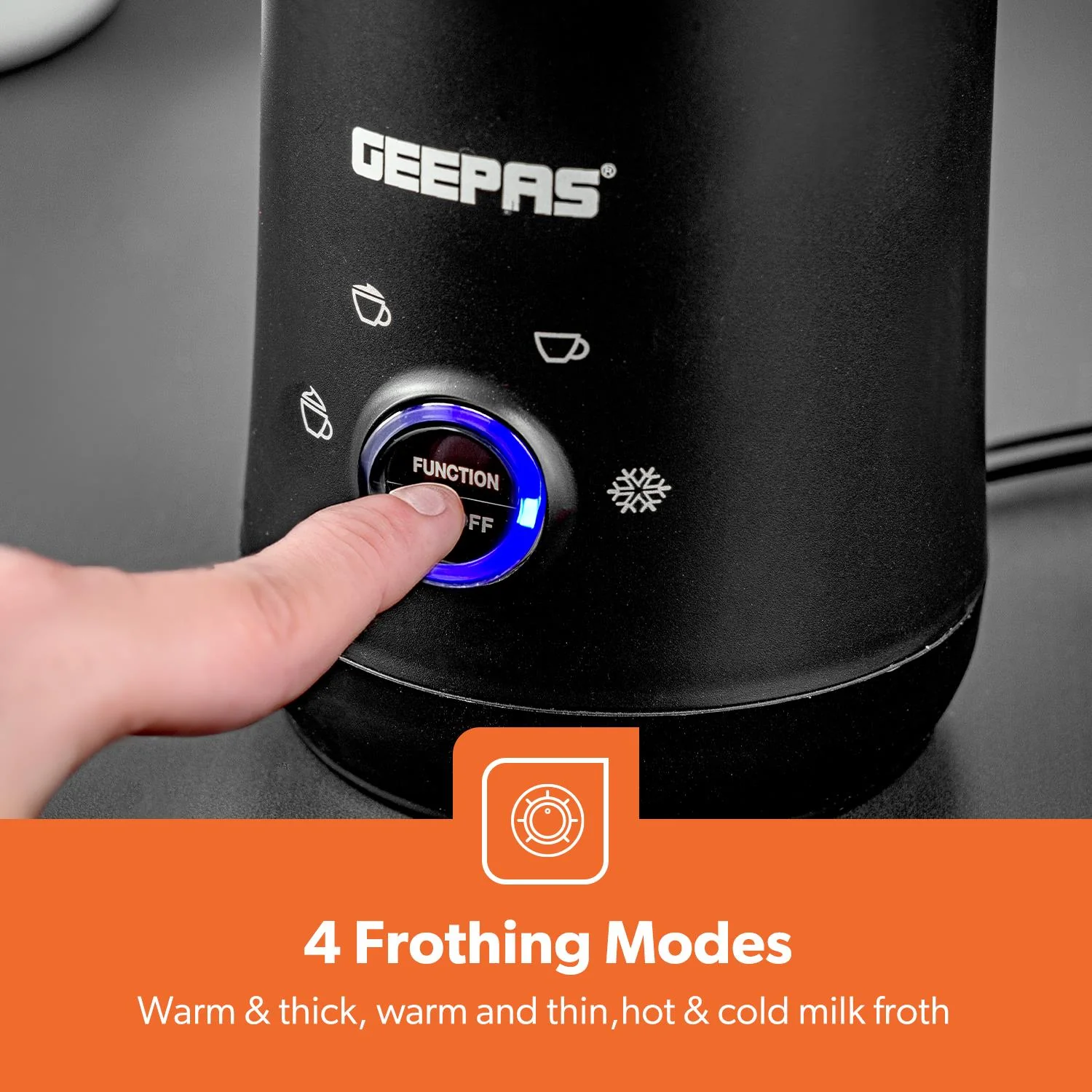 750ml Filter Coffee Maker Machine 600W & Milk Frother Set - Image 3