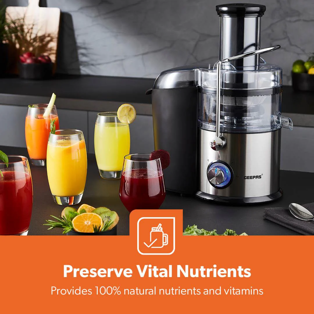 800W Centrifugal Juicer with 2-Speeds and Pulse Function - Image 3