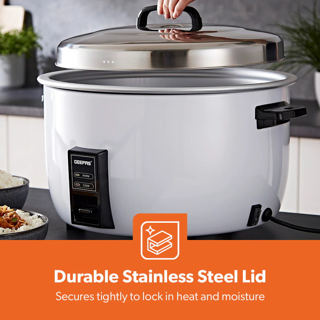 8L Stainless Steel Automatic Rice Cooker and Steamer - Image 3