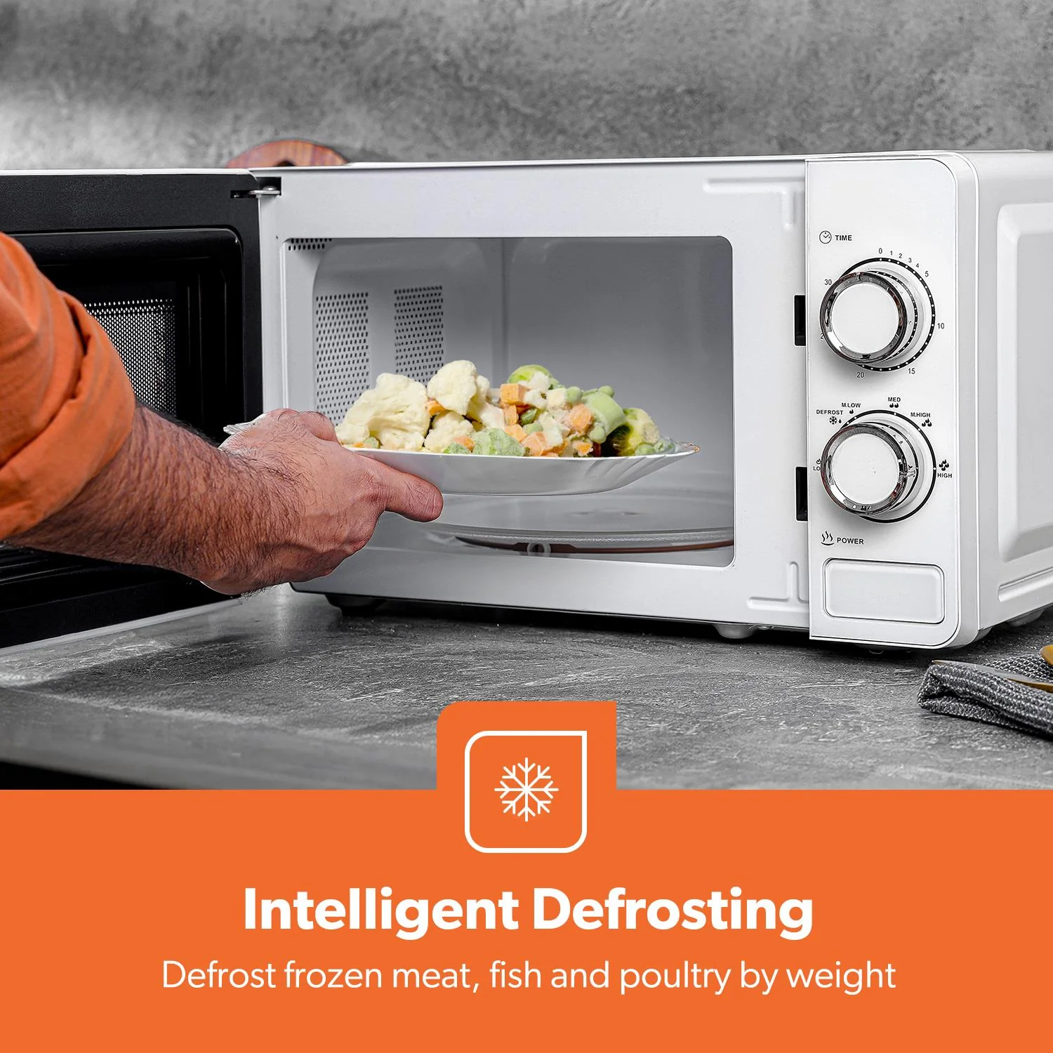 Argyle 1.7L Electric Kettle, 4 Slice Toaster & 20L Microwave Set - Image 3