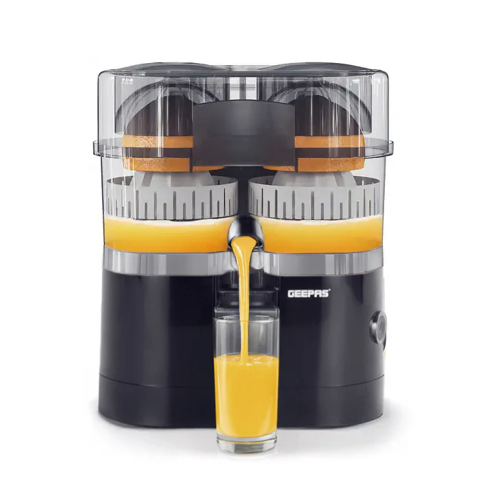 Black One Touch Dual-Head Electric Citrus Juicer