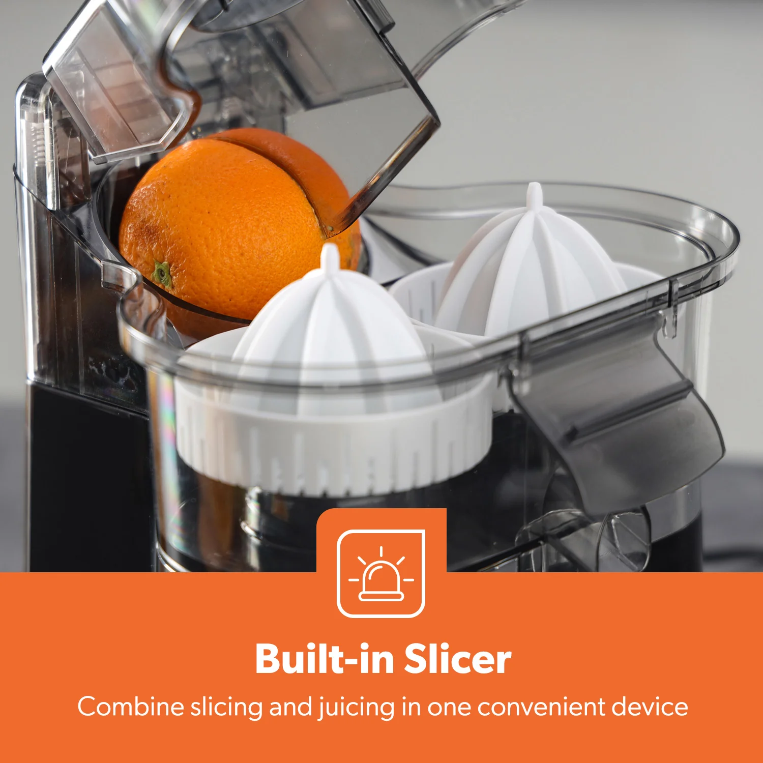 Black One Touch Dual-Head Electric Citrus Juicer - Image 3