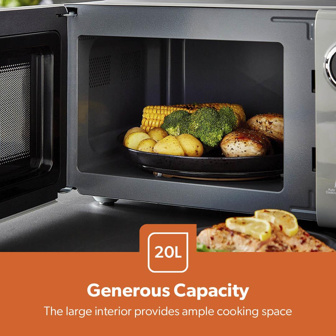 Digital 20L Microwave, Argyle 1.7L Kettle & 4 Slice Toaster Set - Image 4
