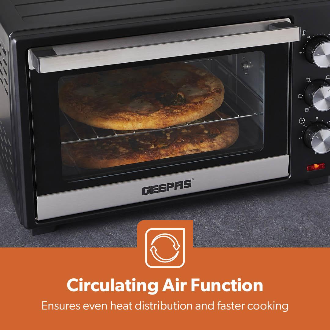 30L Electric Mini Oven and Grill Cooker With Rotisserie - Image 7