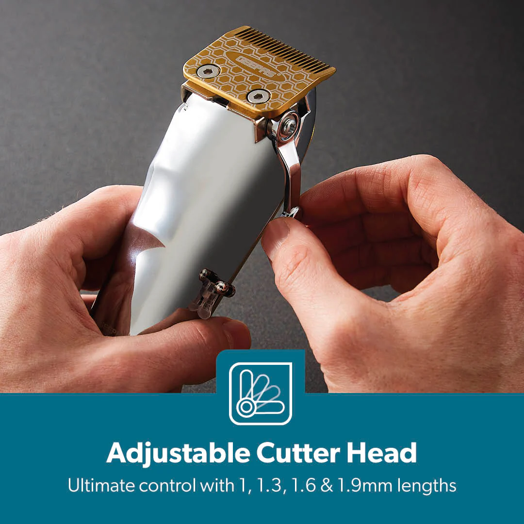 Professional Golden Hair Clipper and Precision Trimmer - Image 5