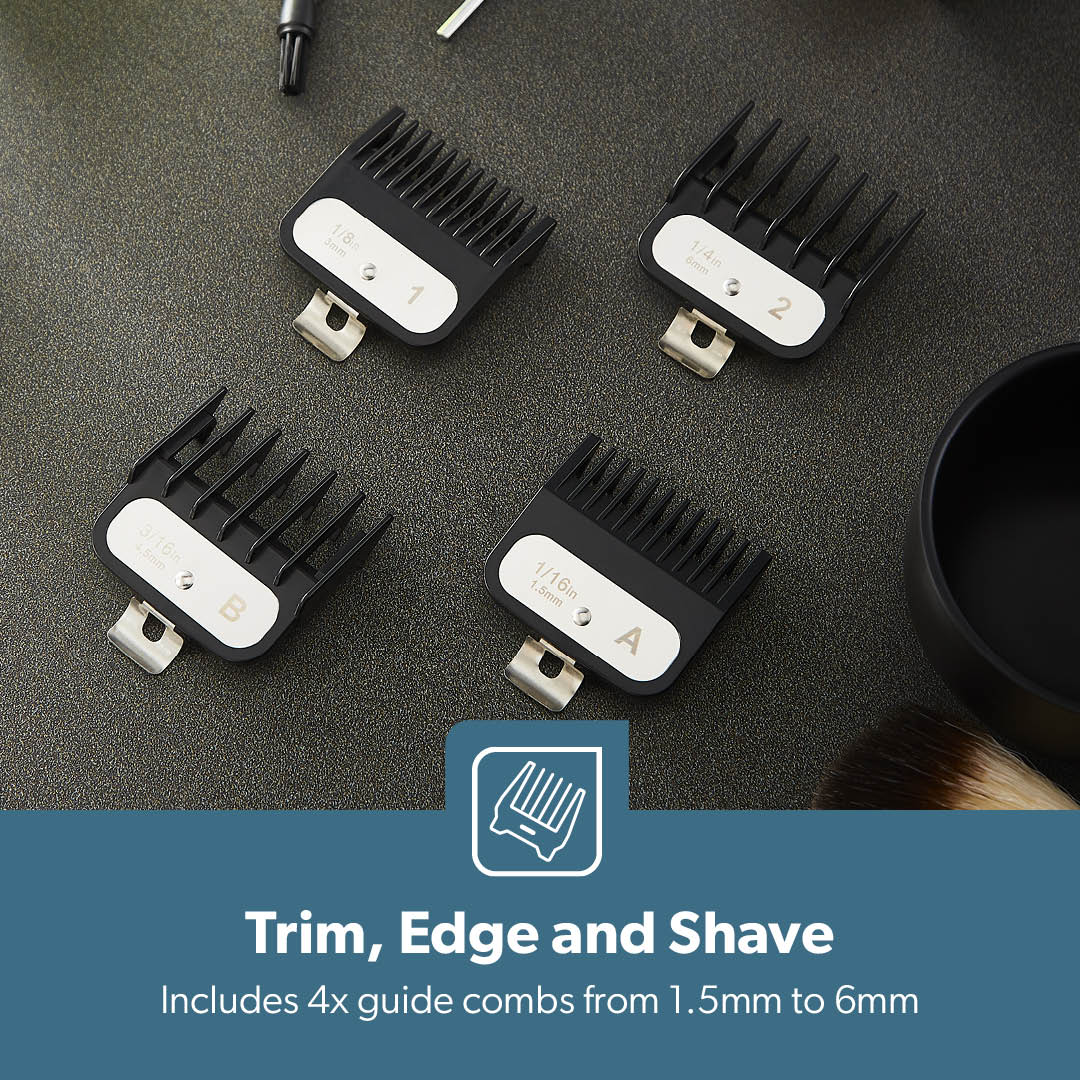 Professional Golden Hair Clipper and Precision Trimmer - Image 8