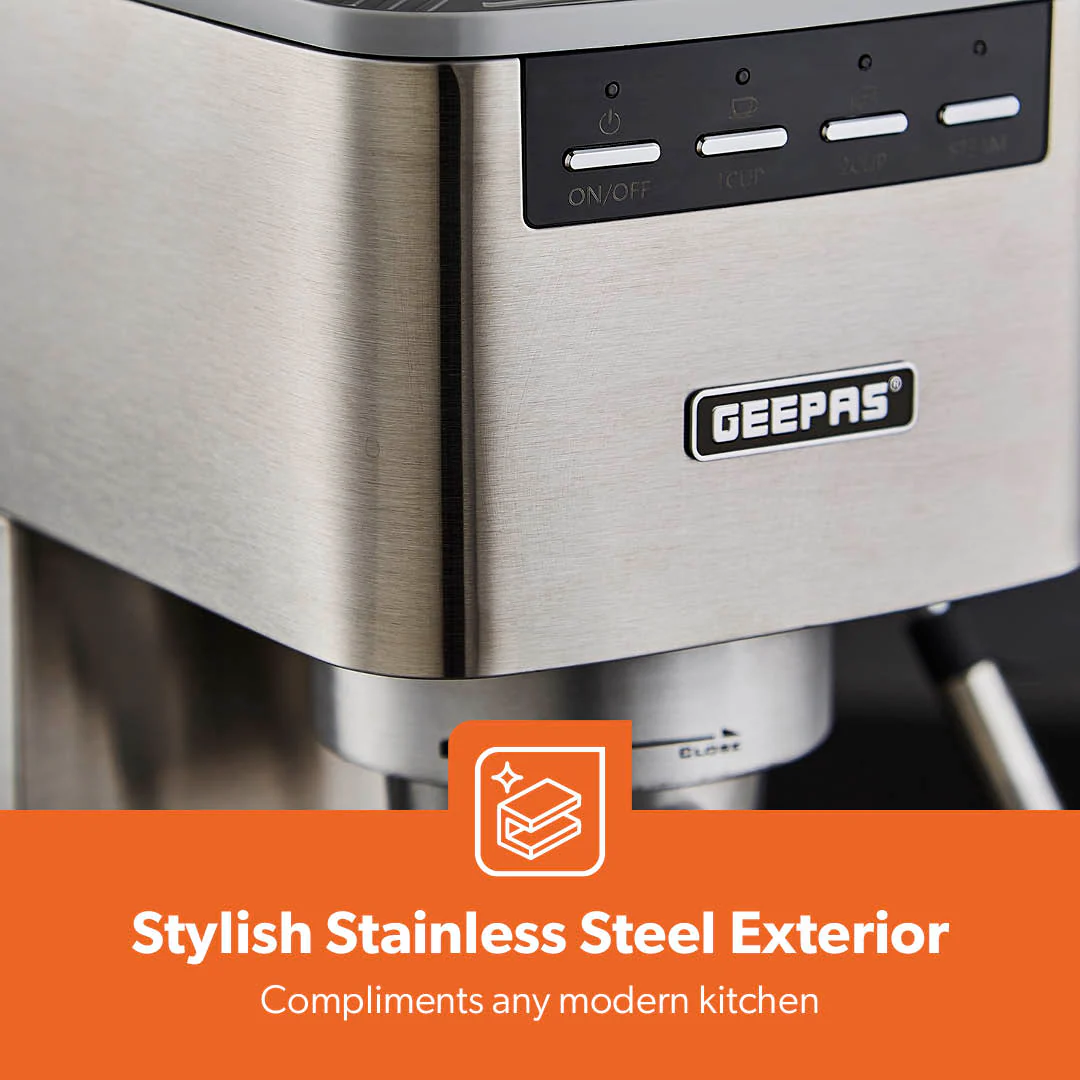 Platinum Series 15-Bar High Pressure Coffee Espresso Machine - Image 5