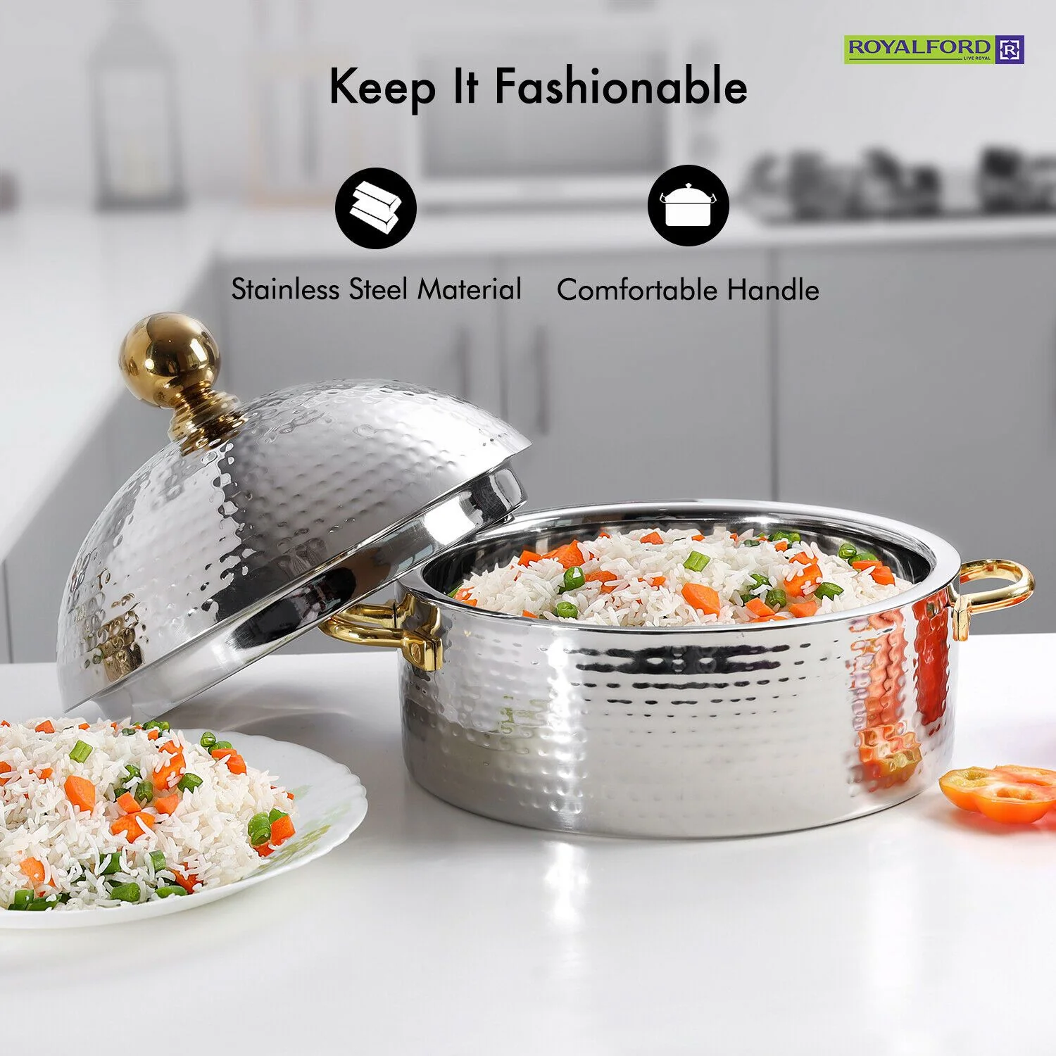 Premium Stainless Steel Food Warmer (4L) - Image 3