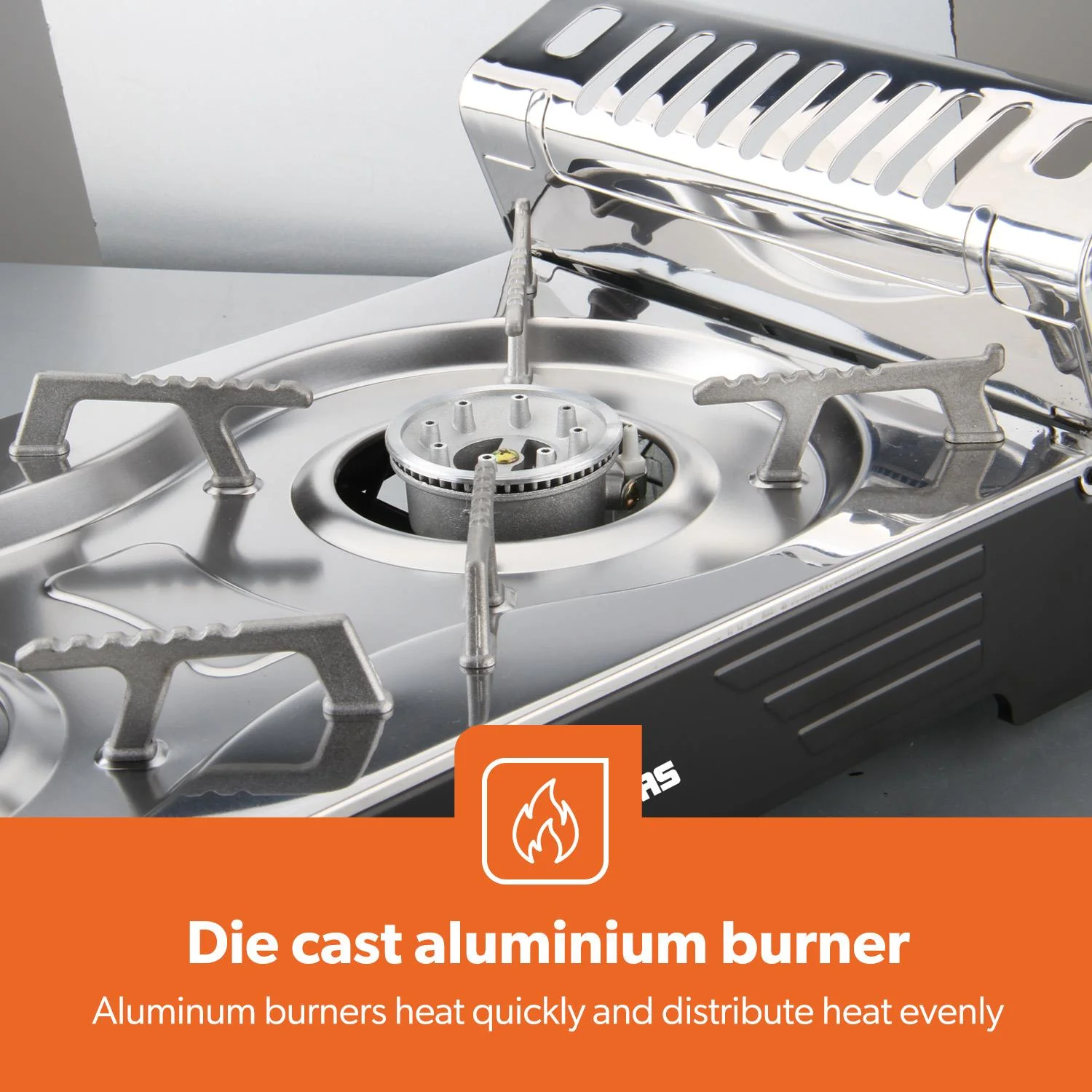 Portable Single and Double Burner Camping Gas Stove - Image 3