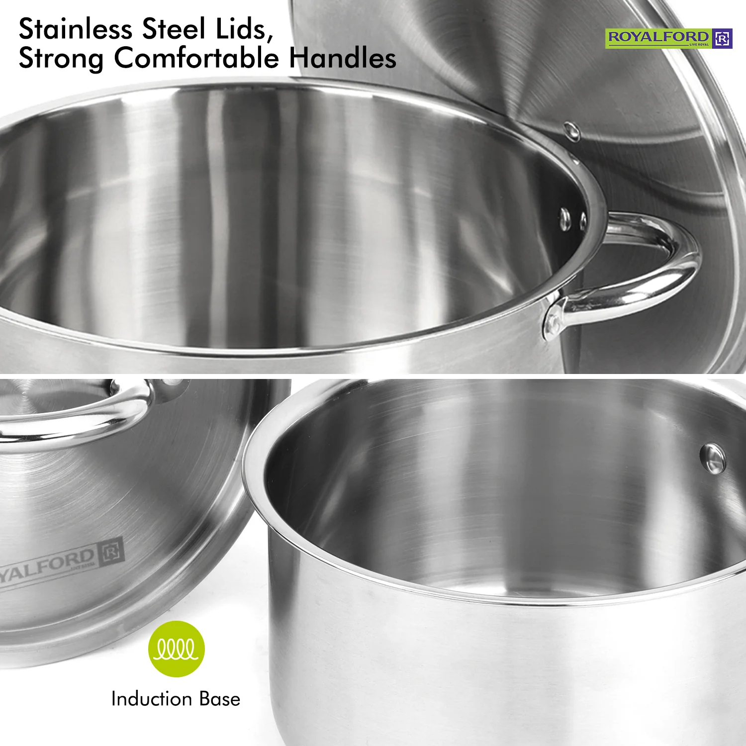Stainless Steel Four-Piece Cookware Set - Image 5