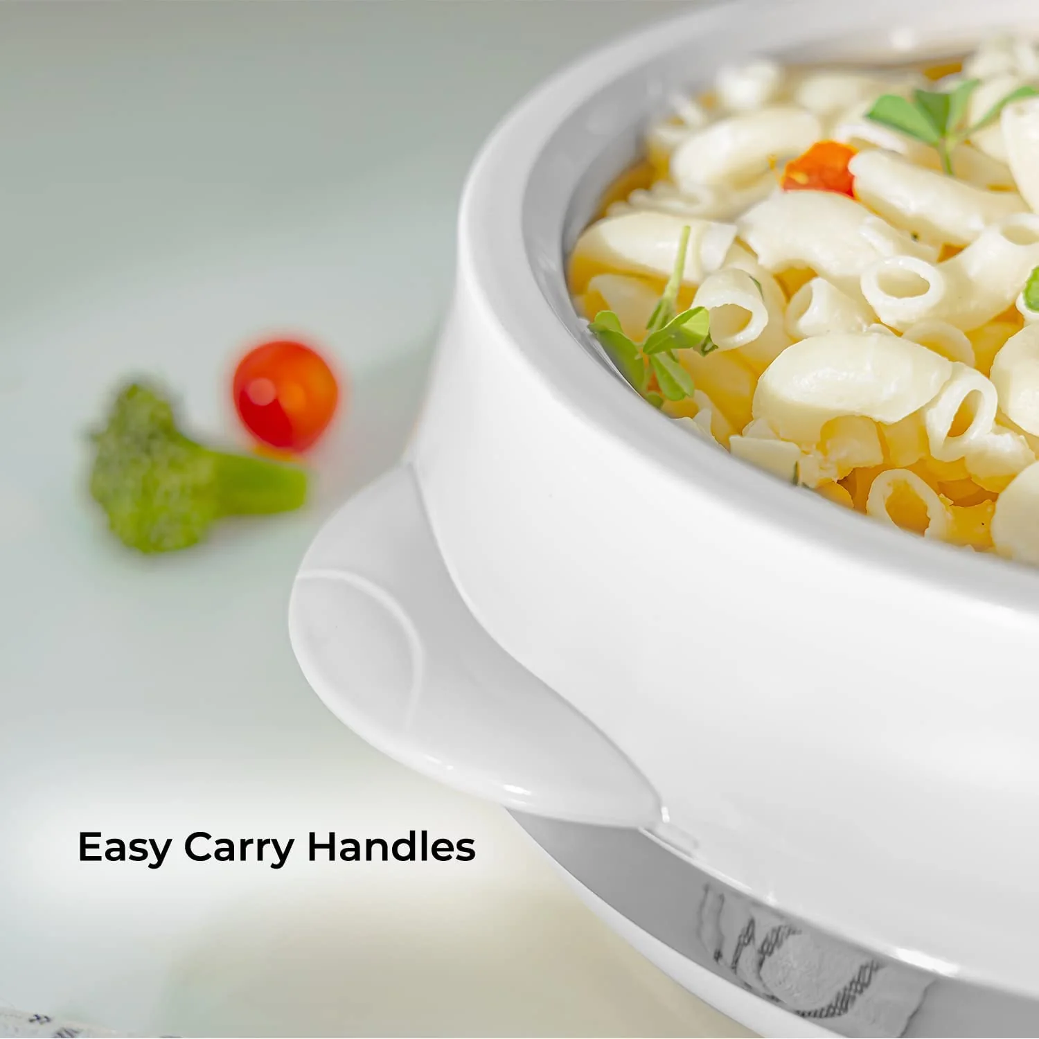 White Insulated Casserole Serving Dish 1.6L - Image 5